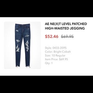 American Eagle high waisted jeggings